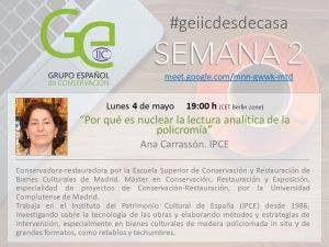 GEIIC Ana Carrassón IPCE Conferencia