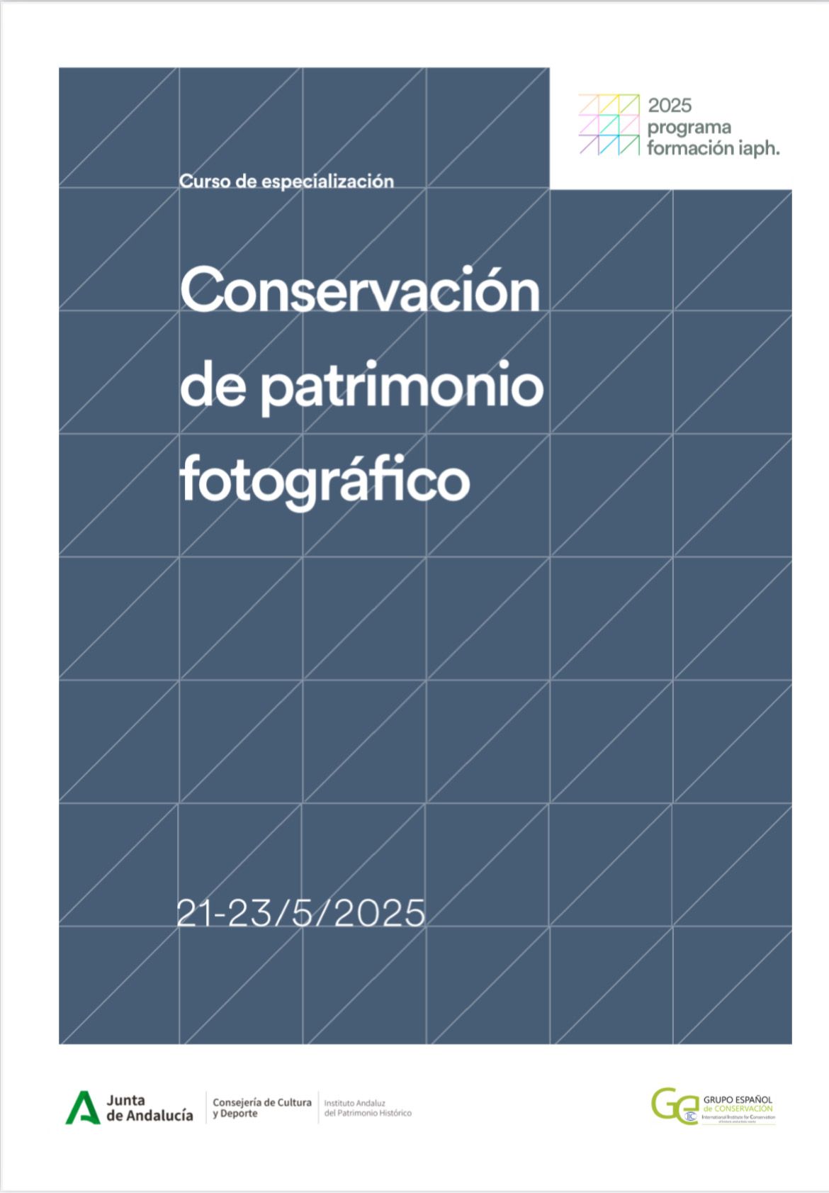 curso conservacion patrimonio fotografico geiic iaph
