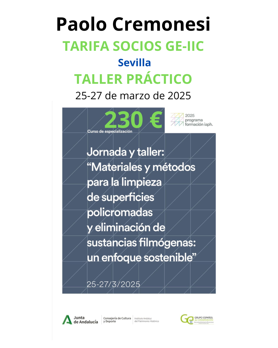 cremonesi geiic tarifa socios